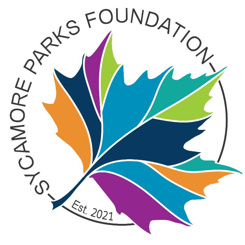 Sycamore Parks Foundation logo. Sycamore Chamber of Commerce.